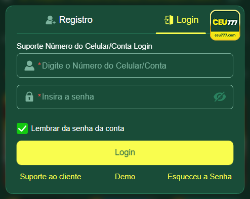 Segurança ceu777.com